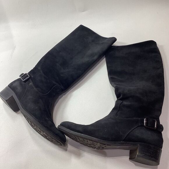 Aquatalia Sue Knee High Boots Black‎ Leather Women’s Size 7 - Picture 11 of 12